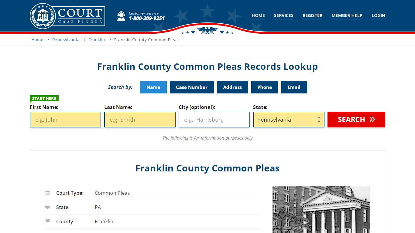 Franklin County Common Pleas Records Lookup